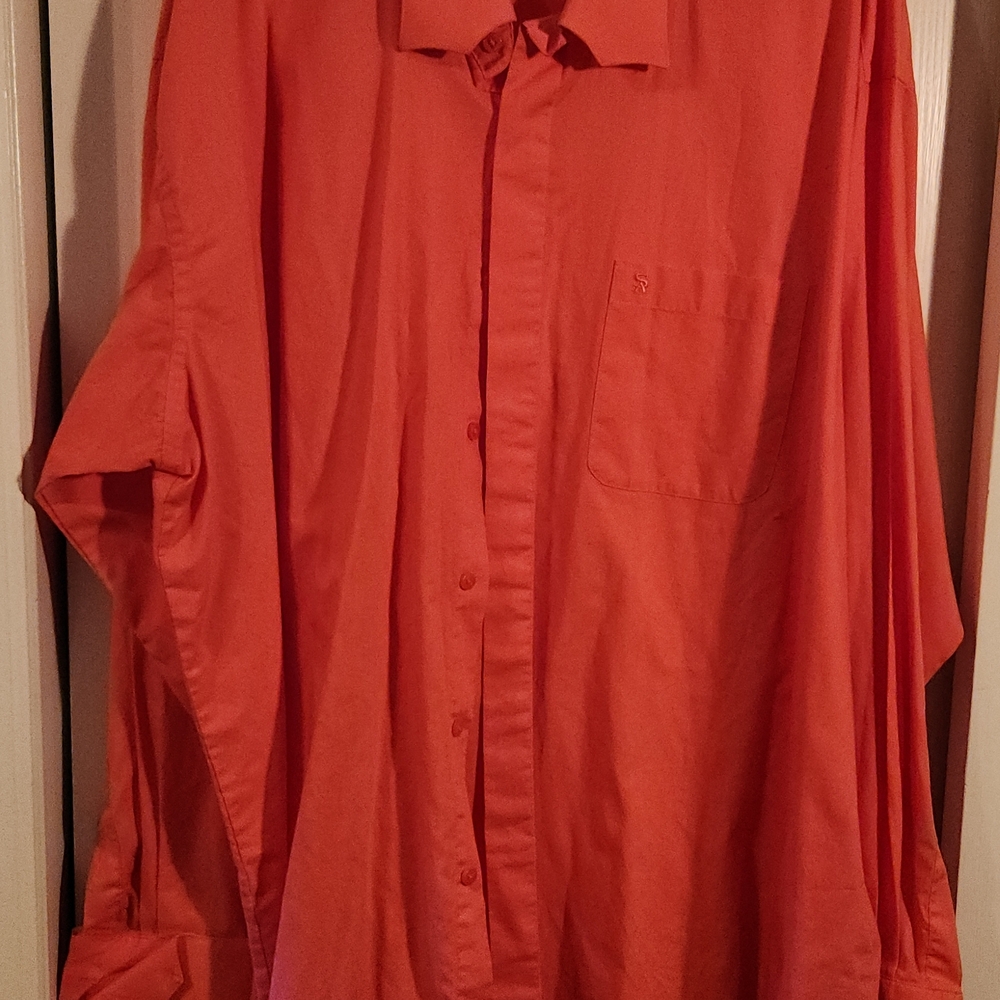 Stacy Adams Coral Button-Up Shirt